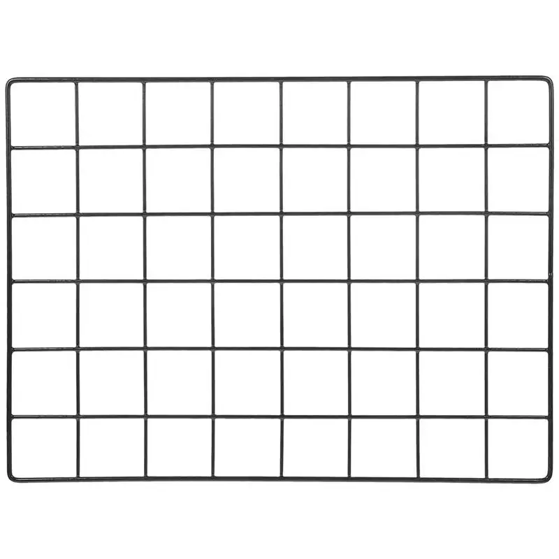 

Decorative Iron Grid Panel Household Wall Grid Panel Picture Display Iron Grid Frame Iron Art Wall Gird Organizer Home Decor