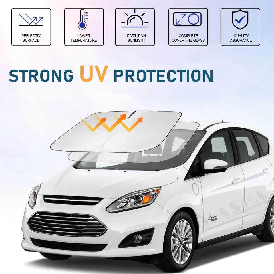 Copriauto Per Ford C-Max | Impermeabile A Prova Di Vento Anti-UV Copertura Per Auto All'aperto Antigraffio A Prova Di Polvere Garage Completo