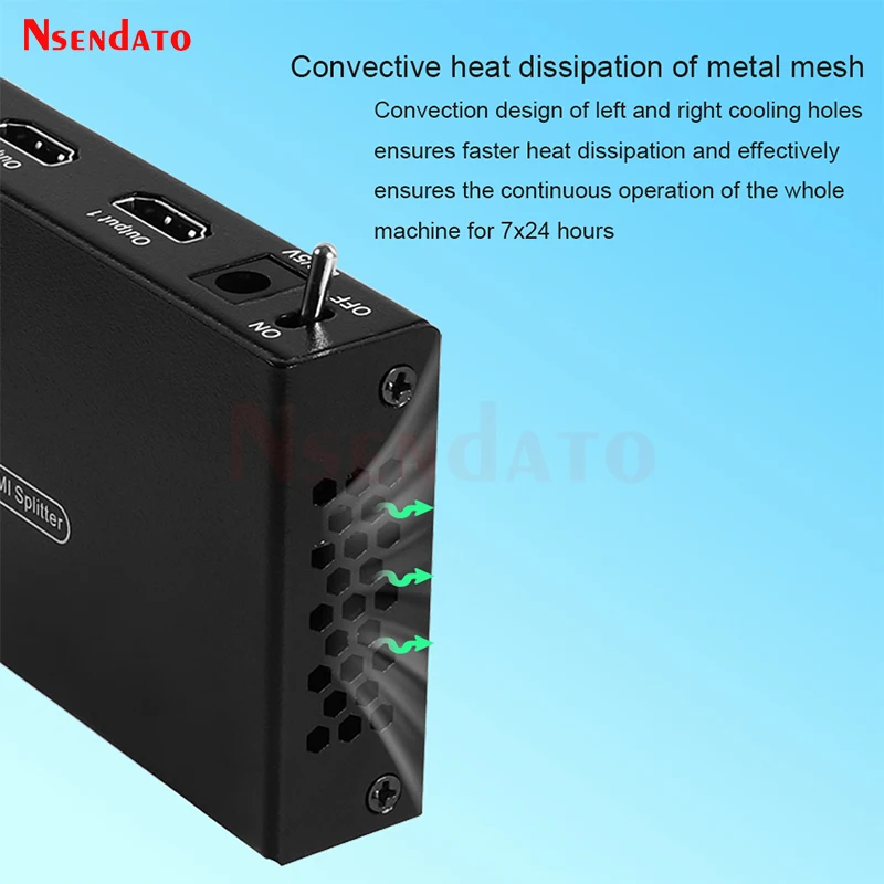 HDMI Splitter 1 in 4 Out 1 In 2 out 4K HDMI Video Distributor Amplifier 4/2 Display For PS5 HDTV xBox PC TV Monitor Projector