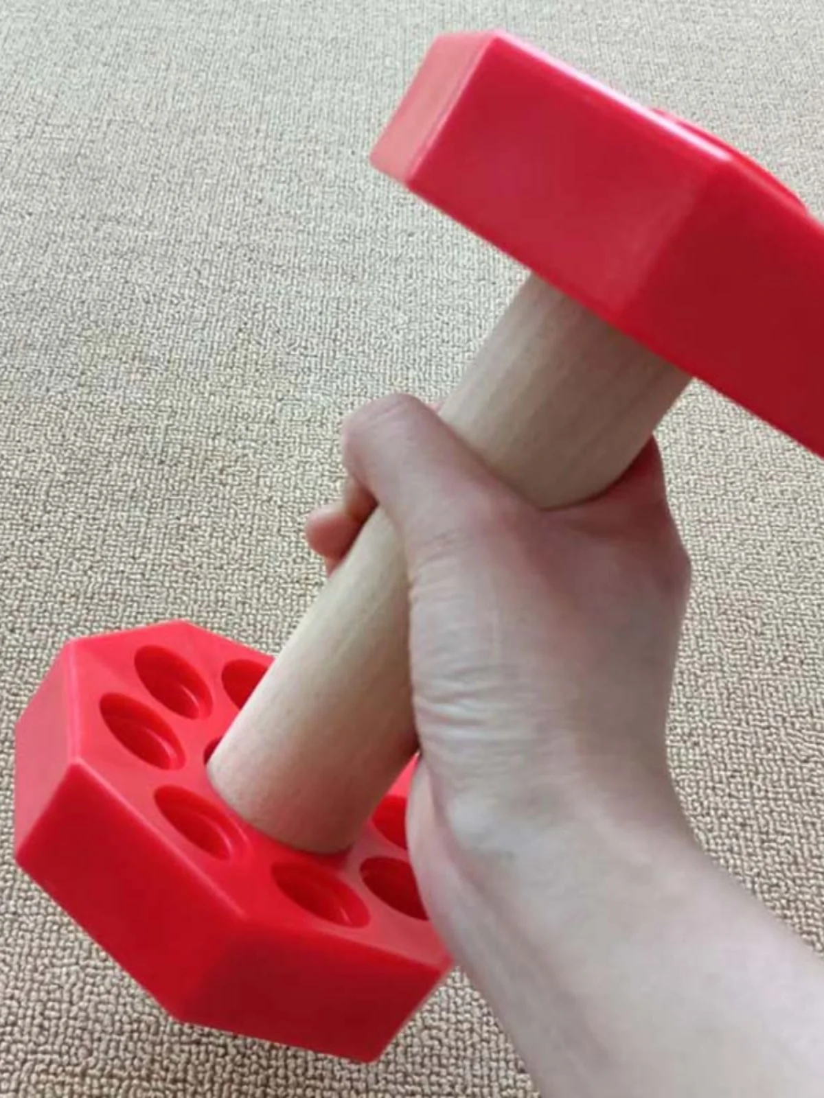 Adjustable Distance Dog Training Dumbbell for IPO Level Working Dogs German epherd Dog Supplies Nylon And  Wood Material