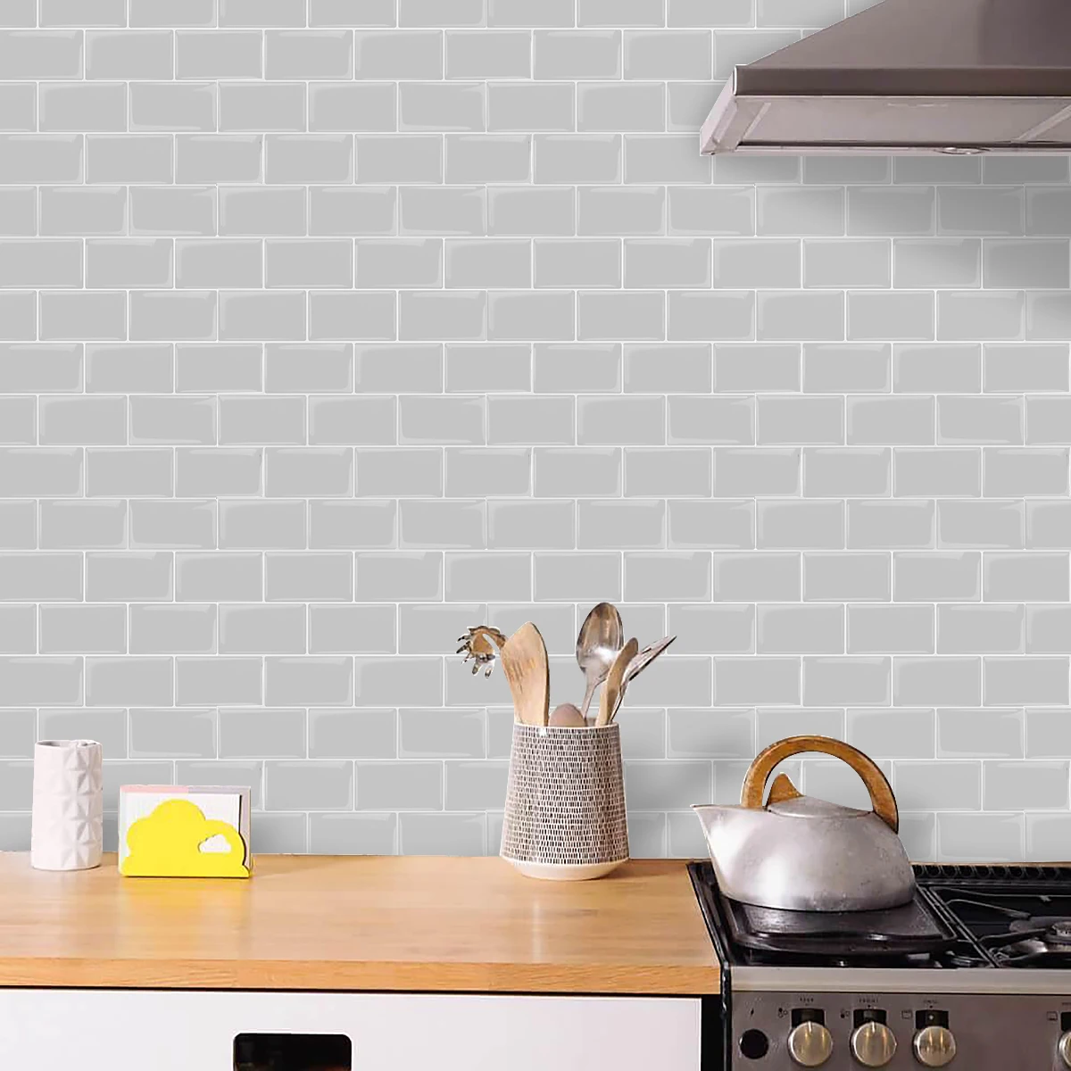 

Premium Wall Tiles Thickness Strong Adheseive Vinyl Wallpaper Peel and Stick Kitchen Backsplash for Home Decoration