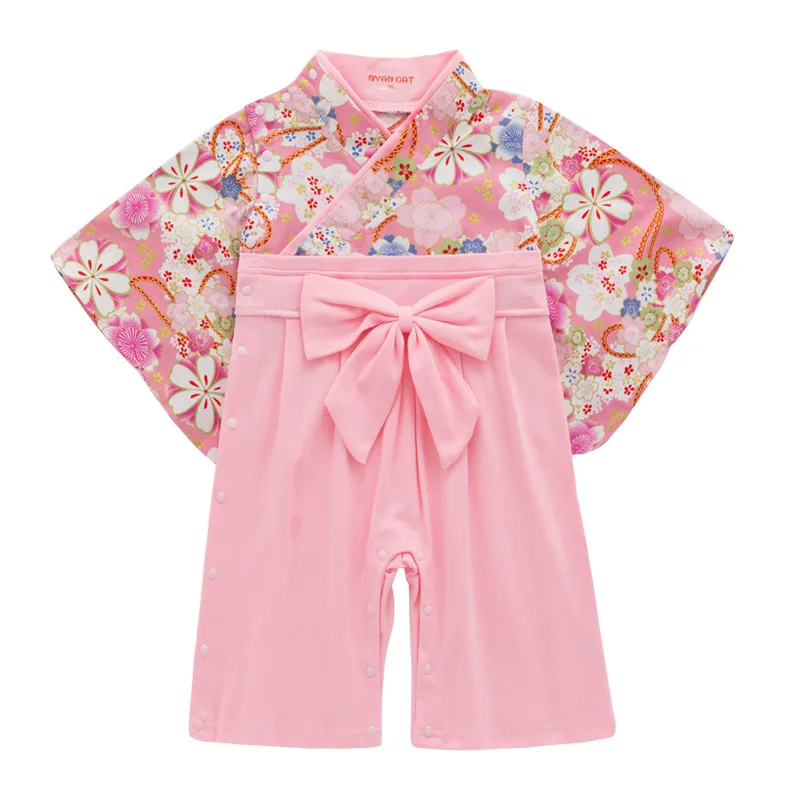 Kids Japanese Kimono Rompers | Baby Japanese Kimono Romper