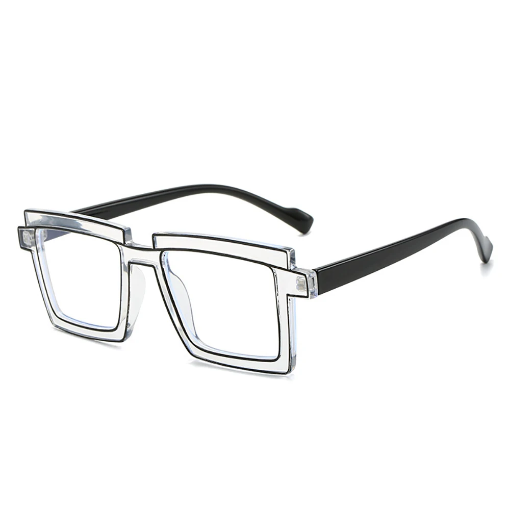 Blue Light Glasses Lightweight Computer Eyewear Anti Blue Light Spectacles Square Frame Cartoon  Glasses For Gaming Office