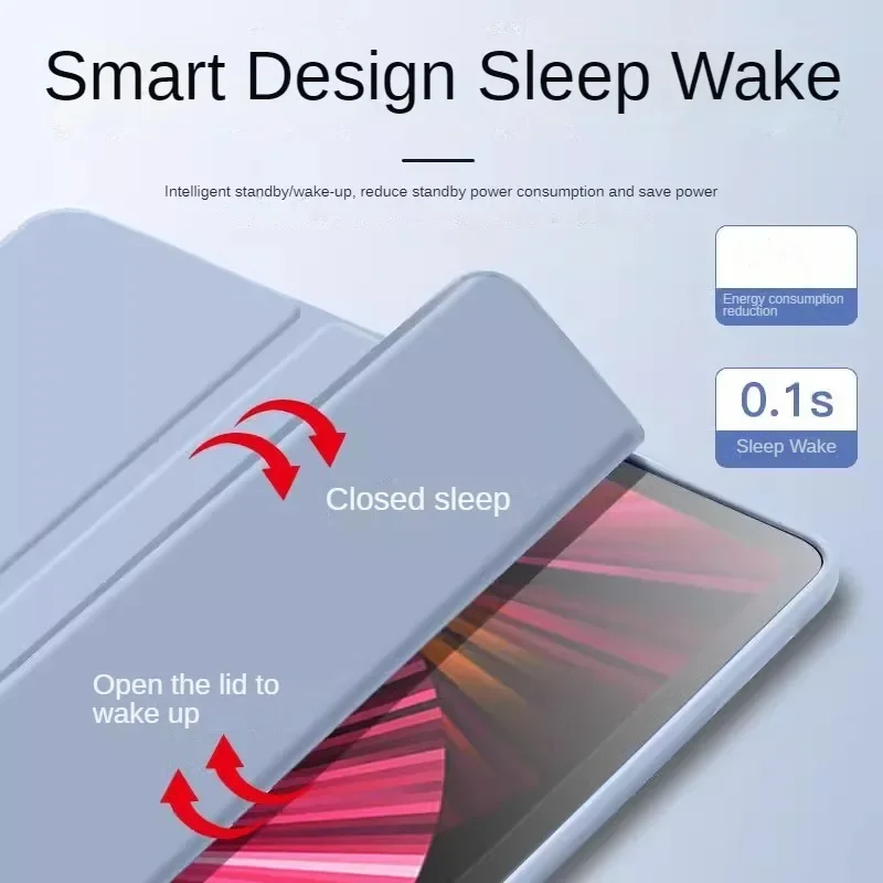 Premium Tri-Fold Magnetic Flip Smart Tablet Case