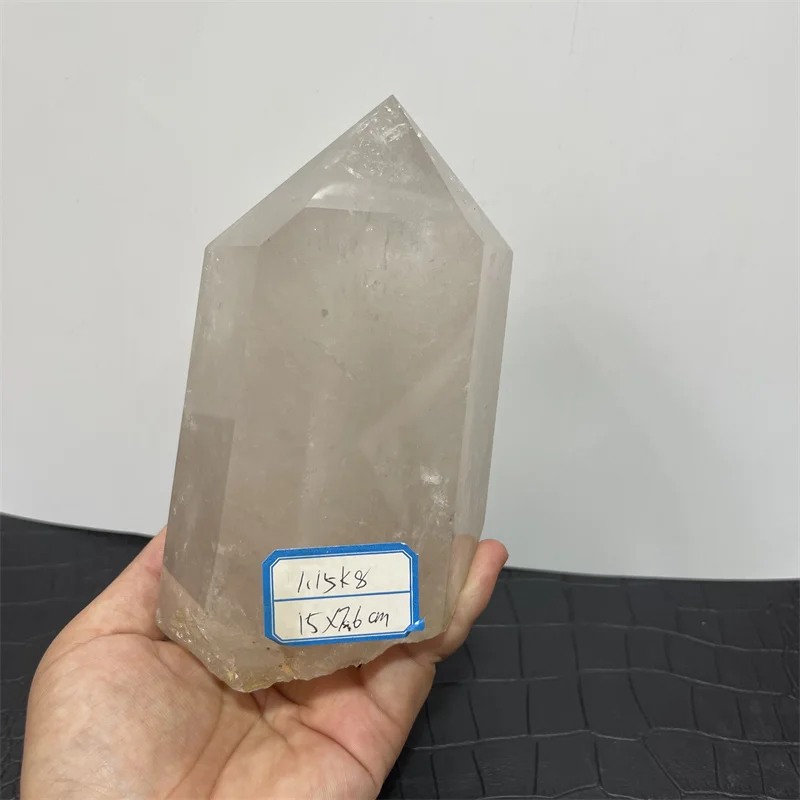 Clear Lemurian Seed Quartz Natural Point Cluster Crystal Rough Healing 3