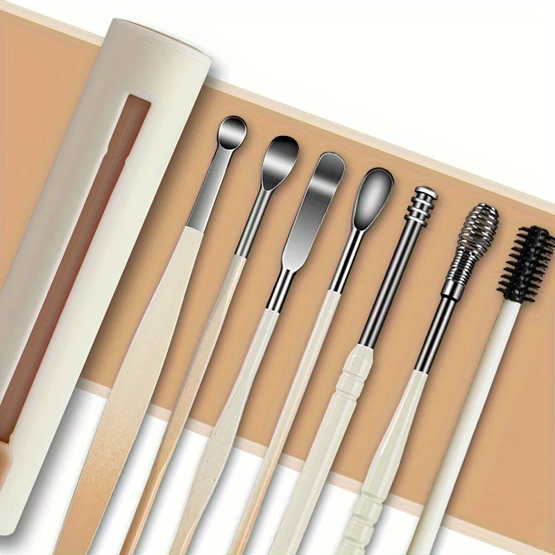 CMGF Home Ear Picker Set High Value Stainless Steel Portable Full Set of Ear Picker Tool
