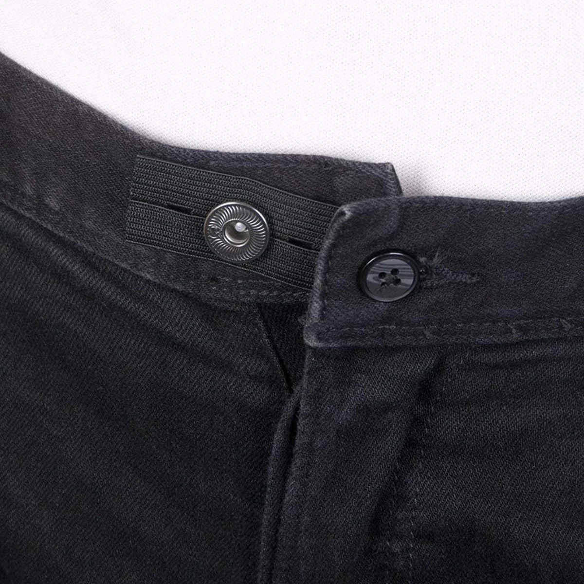 5Pcs Waist Extender Button Elastic Waist Extenders Adjustable Waistband Expanders for Men and Women Jeans Pants Button Extenders 5
