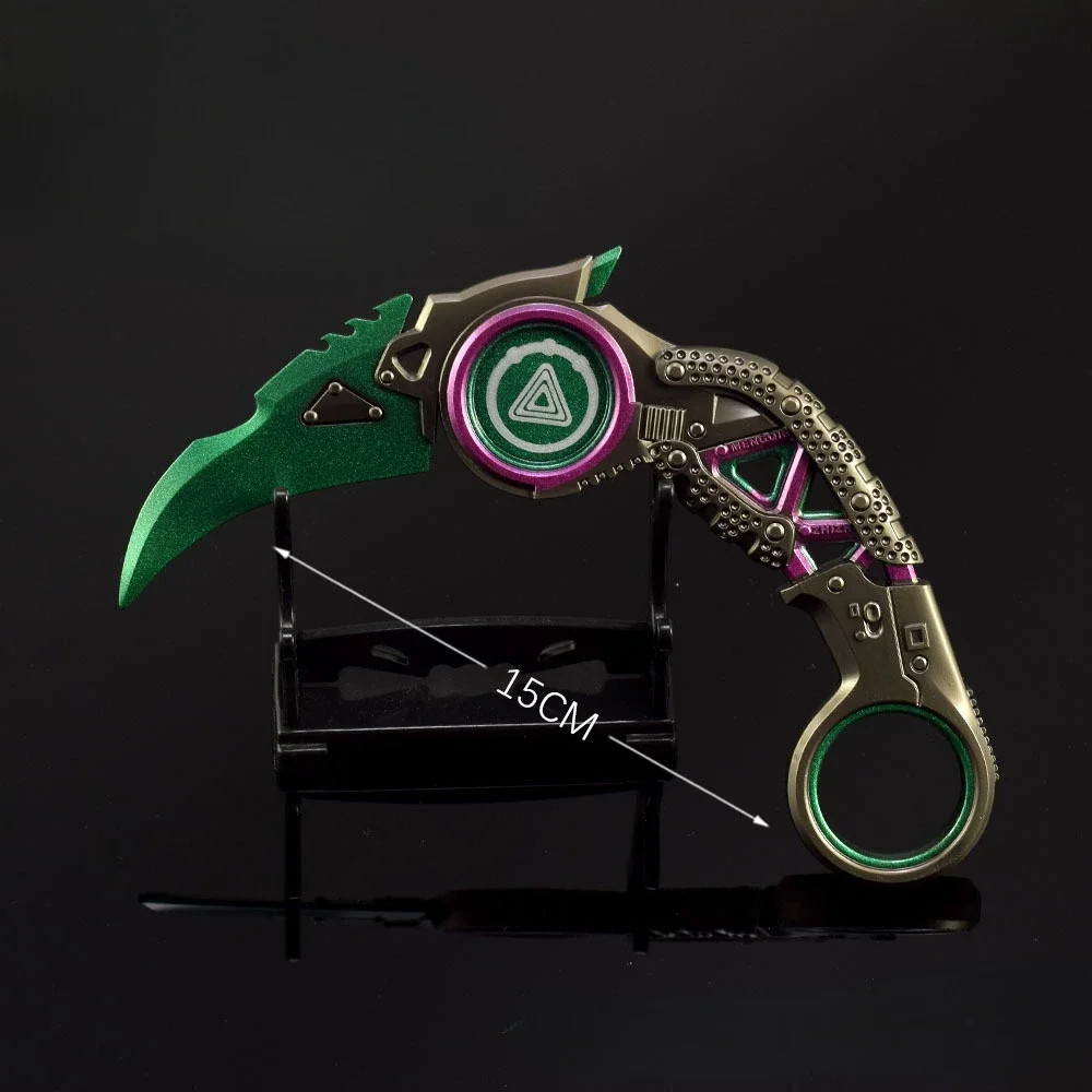 アペックスラプターカランビットナイフ、金属モデル、ゲーム