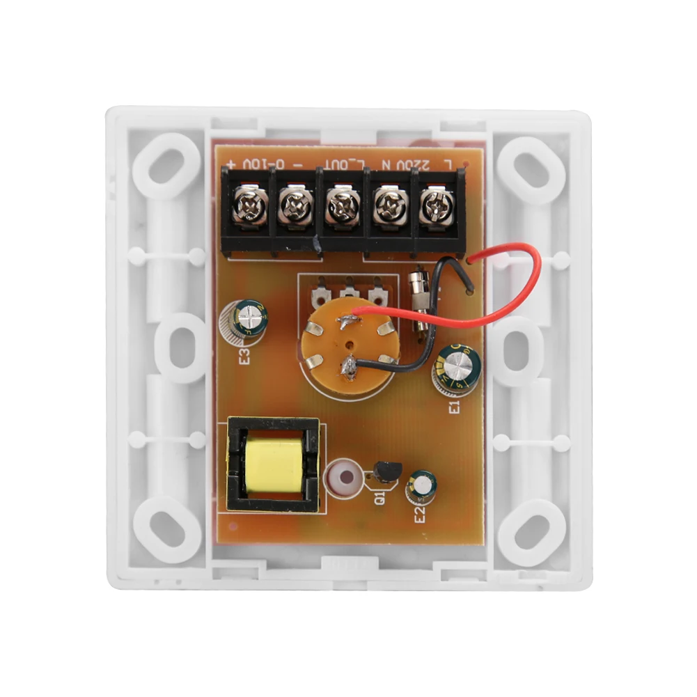 LED 제어 조광기, DC 0-10V, LED 조명 조광기 스위치, 밝기 AC85-265V, 간편한 조절 가능, 오목한 설치
