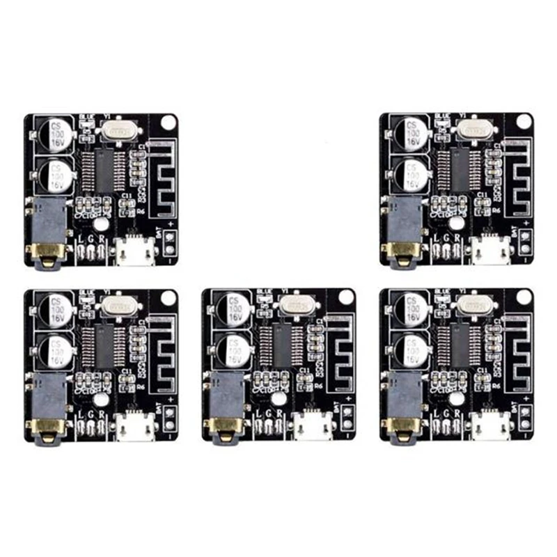 

Bluetooth 5,0, модуль аудиоресивера, MP3 ABGZ-VHM-314 Board 3,7-5V, беспроводная фотоплата (5 шт. в упаковке)