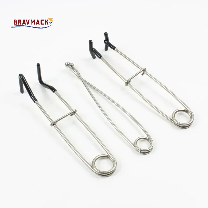 Écarteur de bouche poisson en acier inoxydable portable - Outil de décrochage pour pêche durable