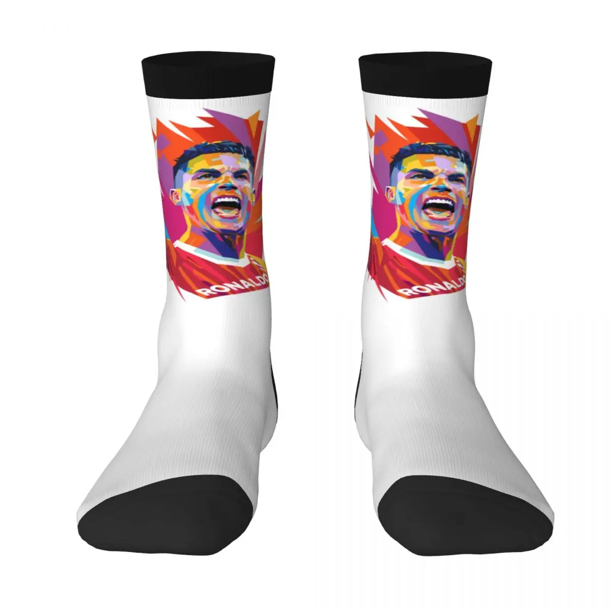 

Brazil (1) Cristianoes And Ronaldoes Contrast color socks Field pack Compression Socks Casual Vintage Adult Socks