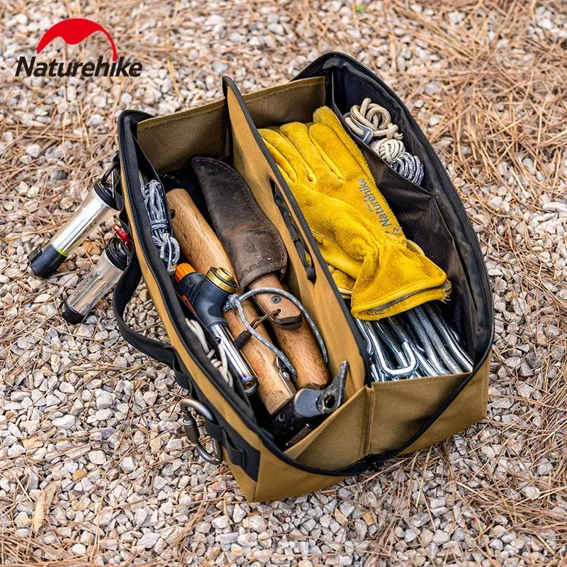 Naturehike Camping Werkzeuge Lagerung Tasche Falten Wasserdichte Überleben Organizer Tasche Tragbare Outdoor Reise Arbeit Zubehör Werkzeug Box