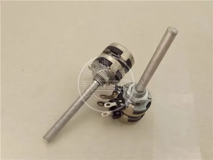 

Spanish potentiometer PIHER dual potentiometer 100k axis length 40MMX4