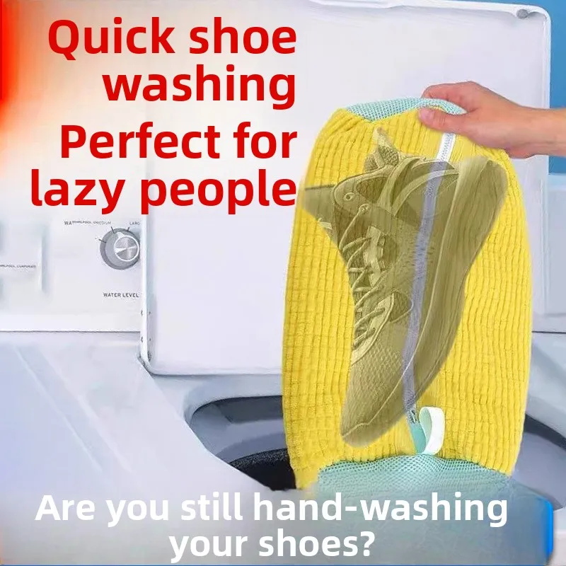 Washing Machine Specialized Laundry Bag Shoe Wash Care Bag Prevent Deformation Machine Washable Home Use Polyester Material