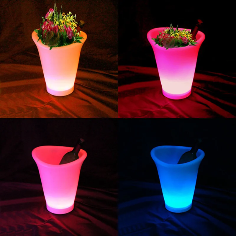 bundel Loodgieter bus Skybesstech L25 * W21 * H28cm Led Bloempot Glowing Up Planter Wijn Emmers  Ijs Verlichting Voor Bar Meubels Gratis verzending 4 Stks/partij|led ice  bucket|ice bucketled light ice bucket - AliExpress