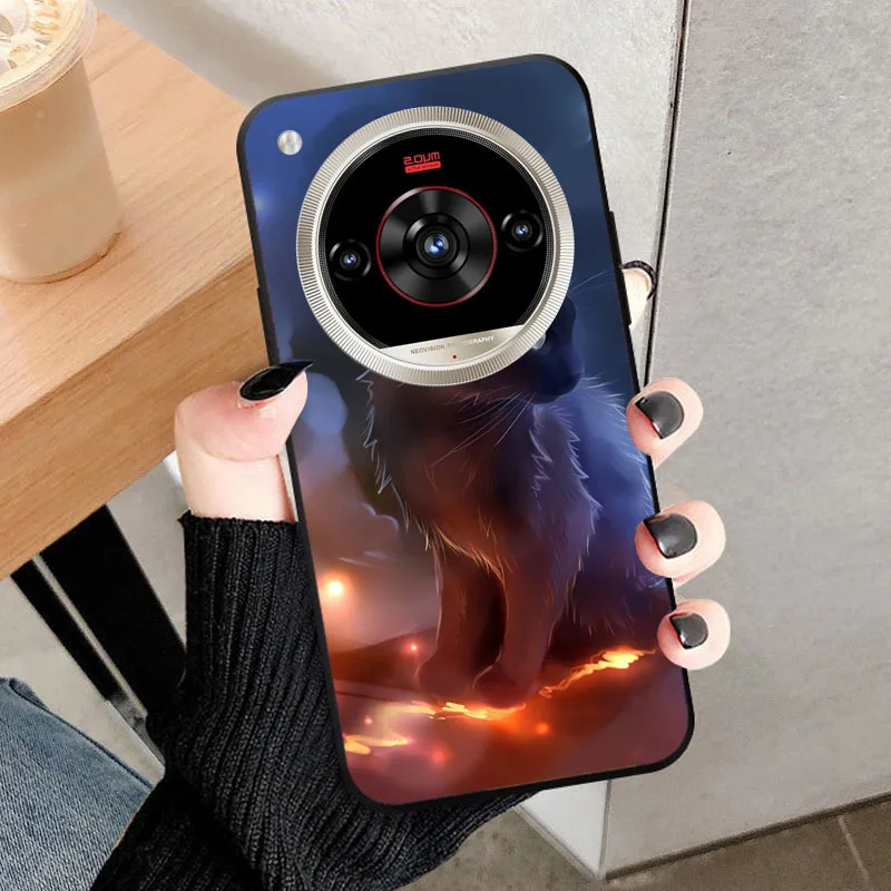 ZTE Nubia Focus 2 Ultra Cool Wolf Lion Silicone Soft TPU Back Cover Case