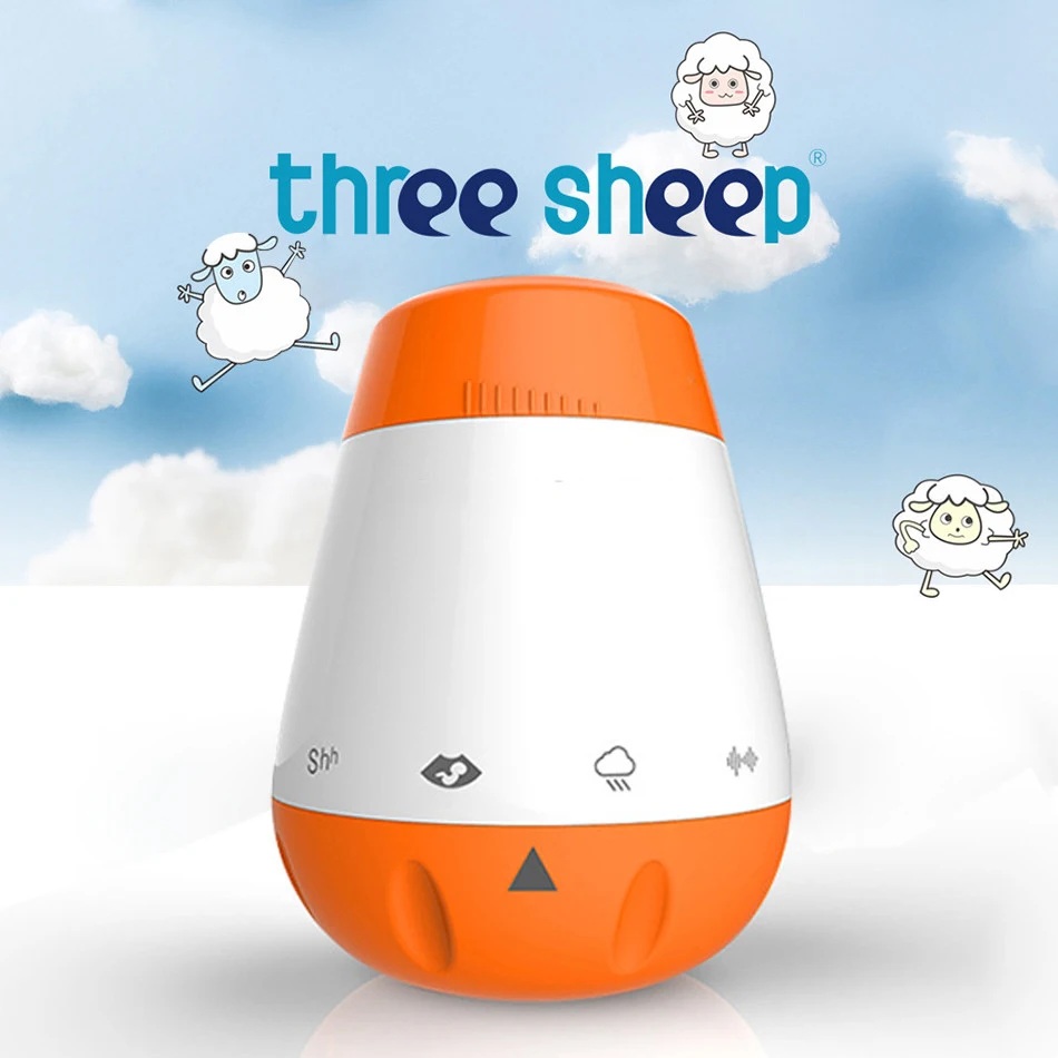 White Noise Machine Sleep Aid Device Baby Smart Music Voice Sensor Bad Sleep Helper Therapy Sound Monitor Generator for Babies Relax Toy