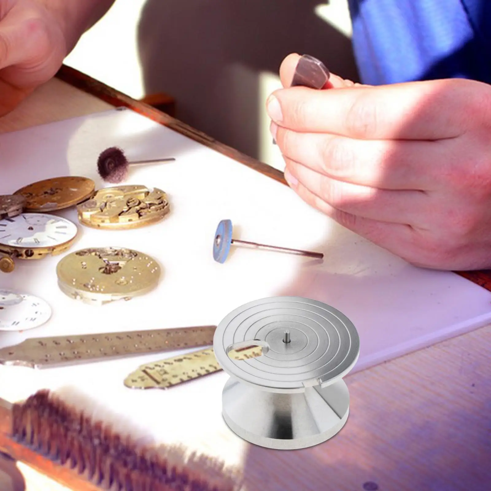 

Держатель часового механизма в сборе, основание для часов, сиденье для часов, износостойкие детали для часов, Прочный инструмент для ремонта из нержавеющей стали для рукоделия