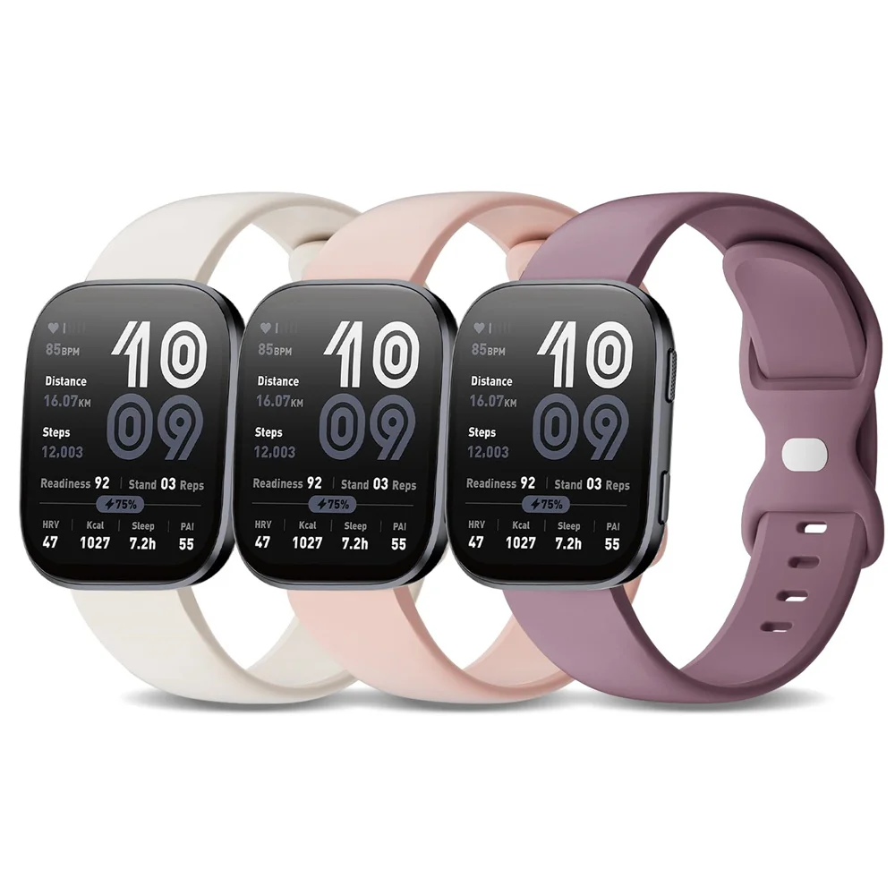Sporty 20mm Silicone Watch Band - Soft and Durable Bracelet Strap