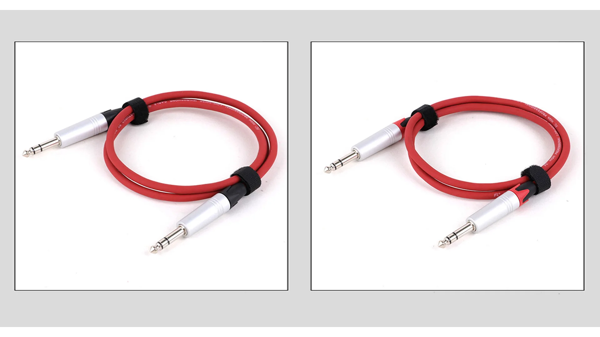 Guerguo 6,35mm 6,35 Zoll trs Stecker buchse auf 0,3mm Zoll trs Stecker buchse auf gerades Patchkabel für Gitarren mikrofone M-25M – Detail 7