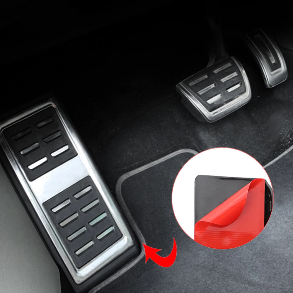 Seat Tarraco Ibiza LEON Arona Ateca Auto Pedals Stainless Steel Gas Accelerator Fuel Brake Pedal Cover
