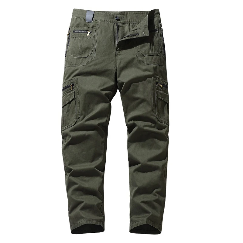 Description Picture 4 of itemMen Cargo Tactical Pants Work Combat Multi-pockets Casual Training Trousers Overalls Clothing Outdoor Joggers Male Cargo Pants