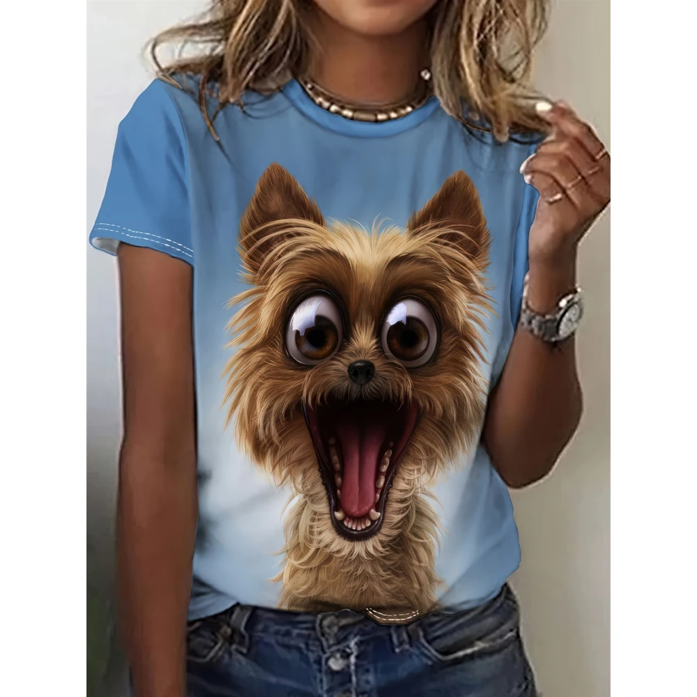 

Women's T-Shirts Cartoon Characters 3d Print Rose T-Shirt Harajuku Casual Short Sleeve Top Tee O Neck Oversized Female Clothing