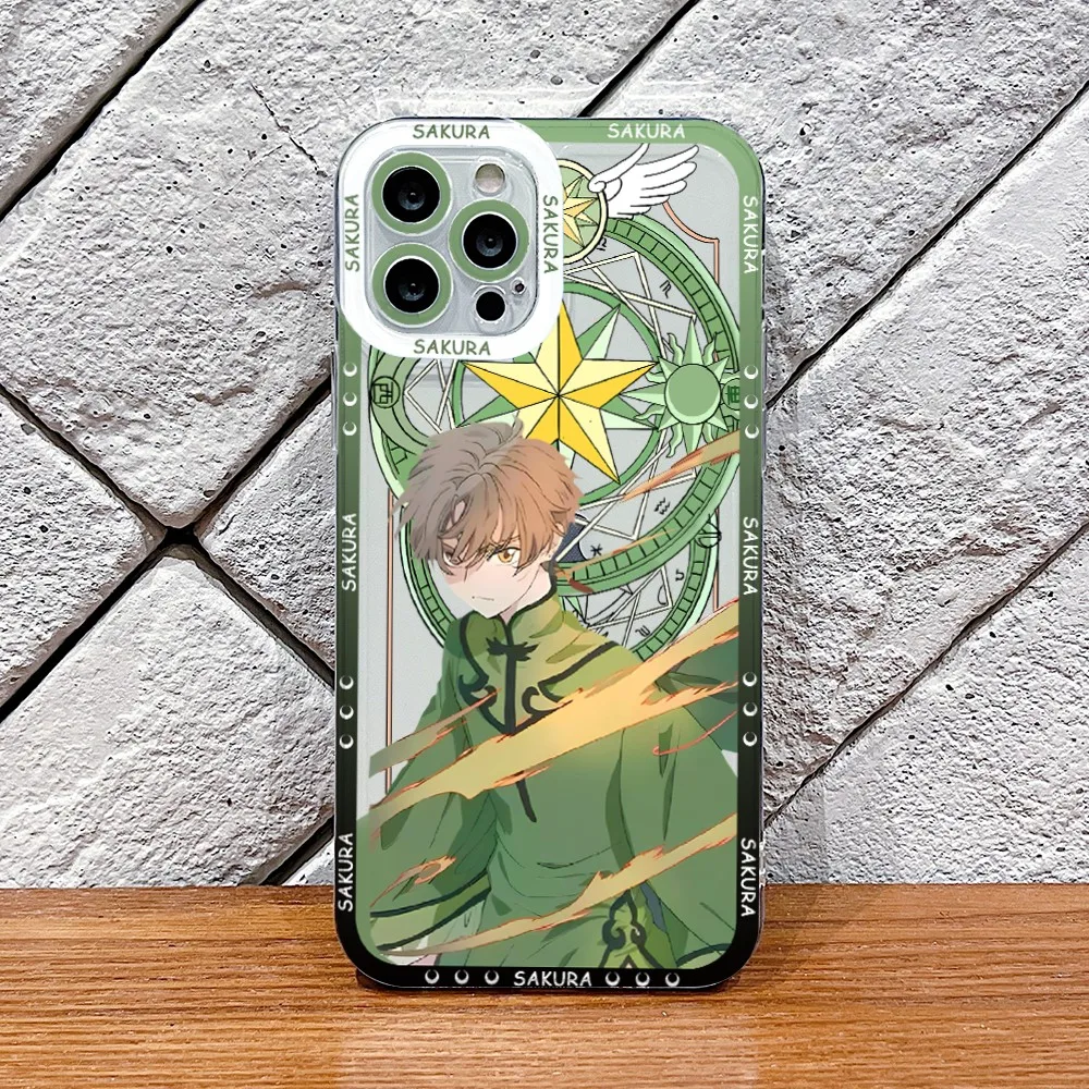 Clear TPU Soft Phone Case Featuring KINOMOTO SAKURA Design
