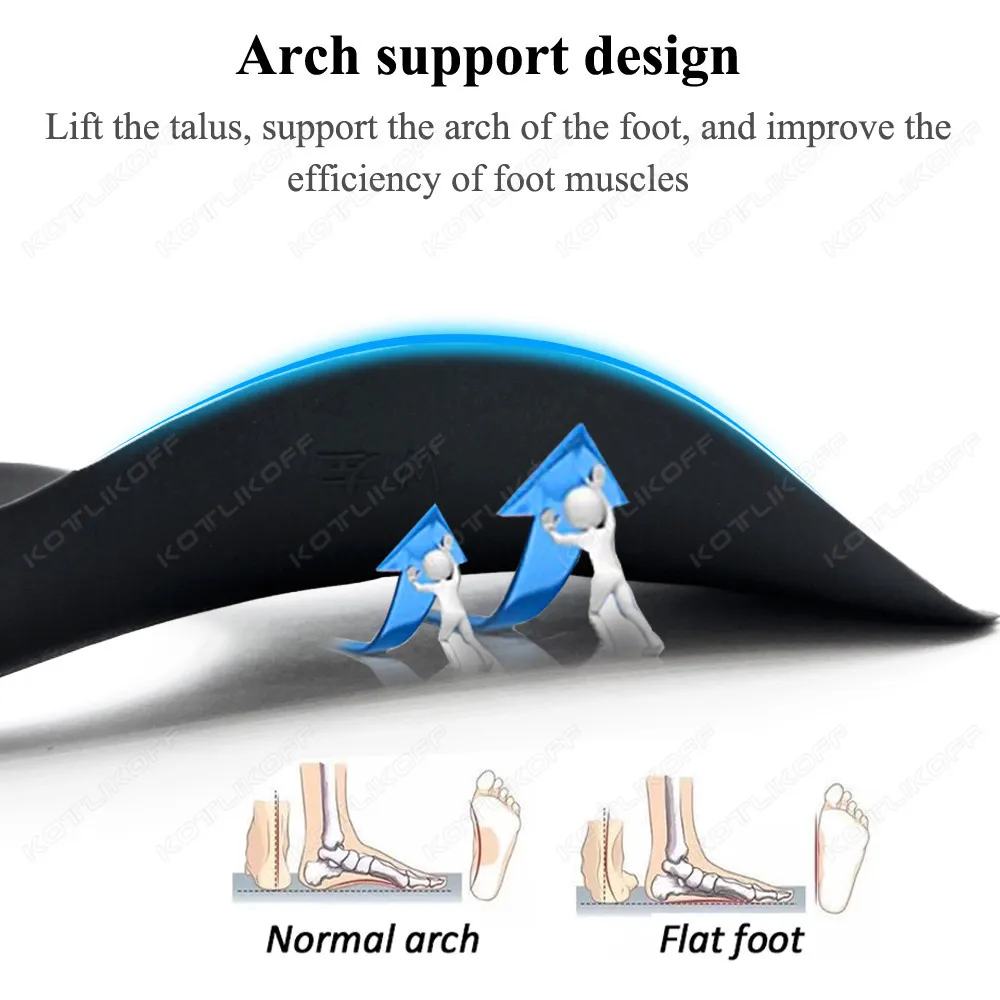 Orthotic Insoles For X/O-Shaped Legs Sole Insert Orthopedic Flat Feet Heel Pain Arch Support For Man Woman Kid Shoe Insoles