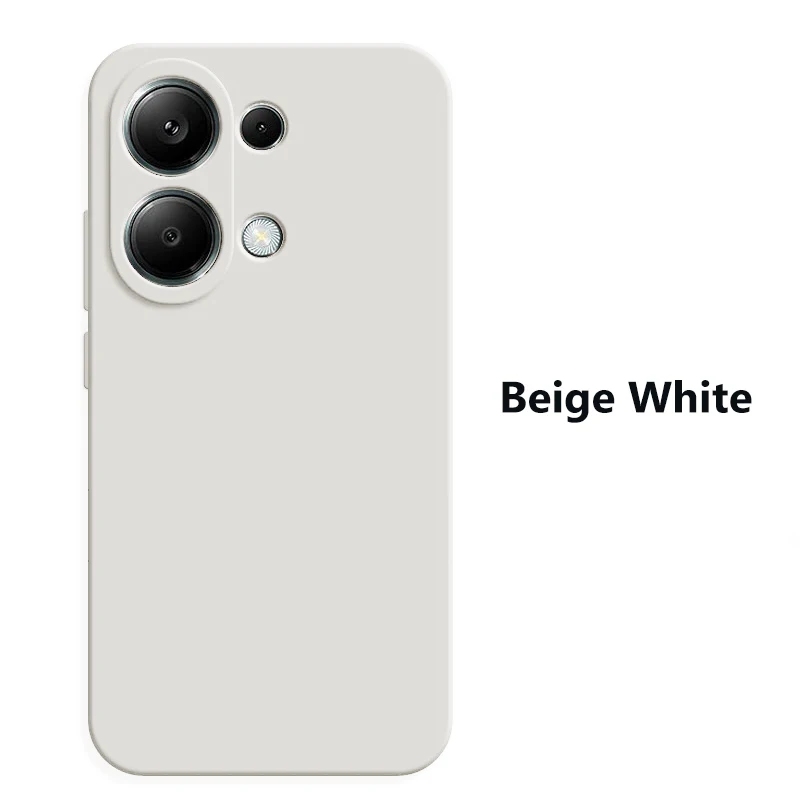 Luxury Square Liquid Silicone Soft Phone Case Cover
