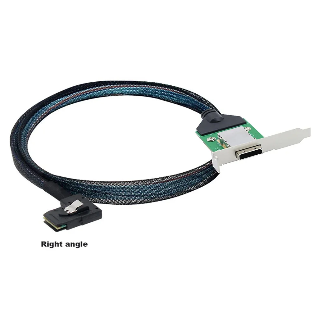 Pcba Fêmea Conversão Cabo com Low Profile Suporte para Adaptador de Servidor External Mini Sas hd Sff8087 Sff9643 to Sff-8088