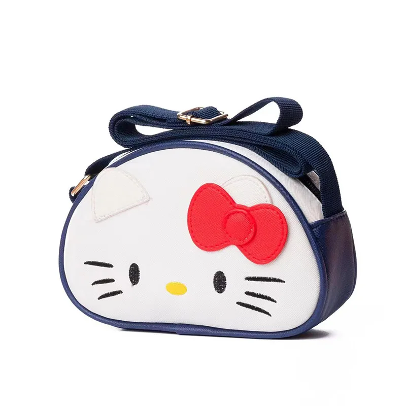 MINISO Cute Cartoon Shoulder Bag Melody Kuromi Girls Crossbody Bag Shell Waterproof PU Children's Small Body crossbody bag pu crossbody bag