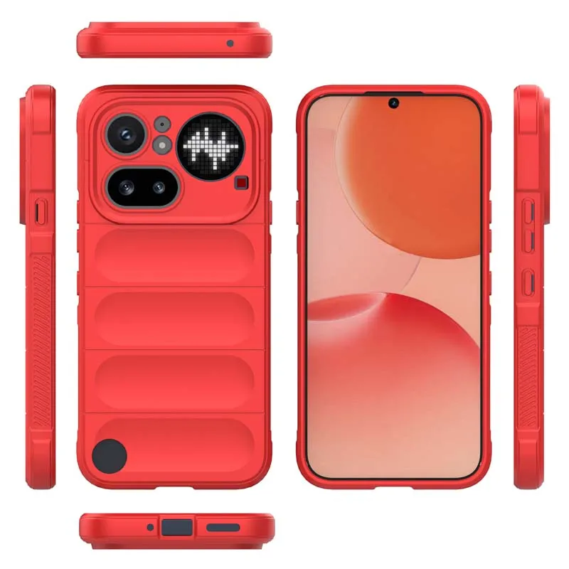 Luxury Silicone Shockproof Phone Case with 6D Air Bag Protection
