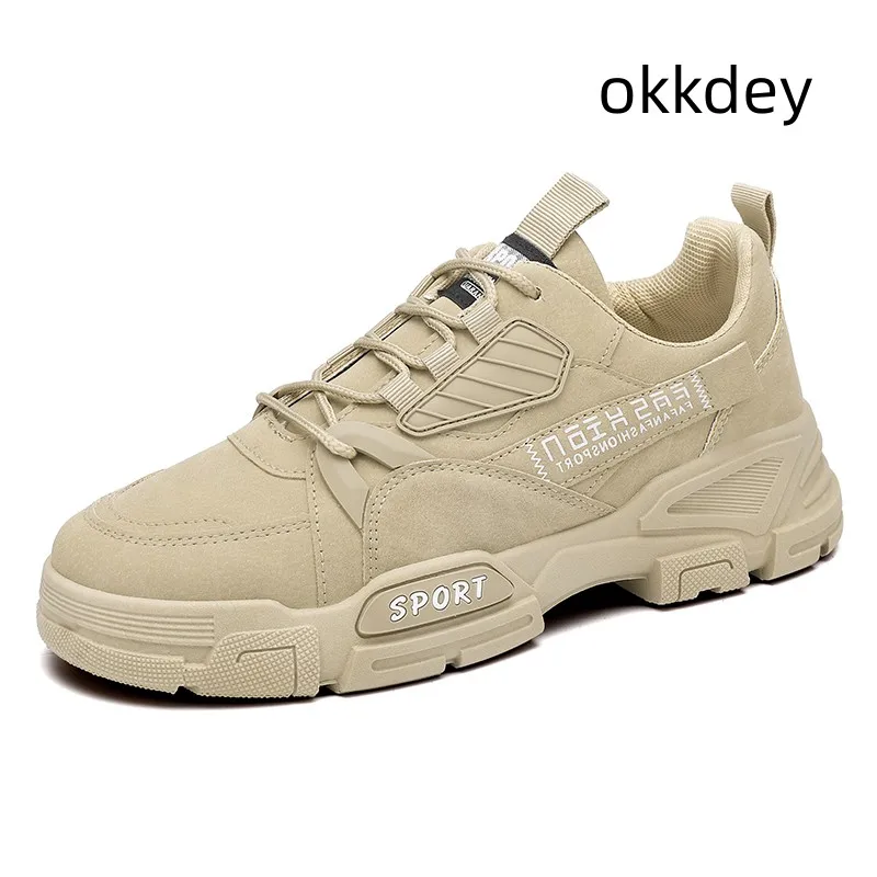 

Men's low cut boots Trendy All-match outdoor platform breathable fashion comfortable Non-slip Round toe boot Spring Autumn Main