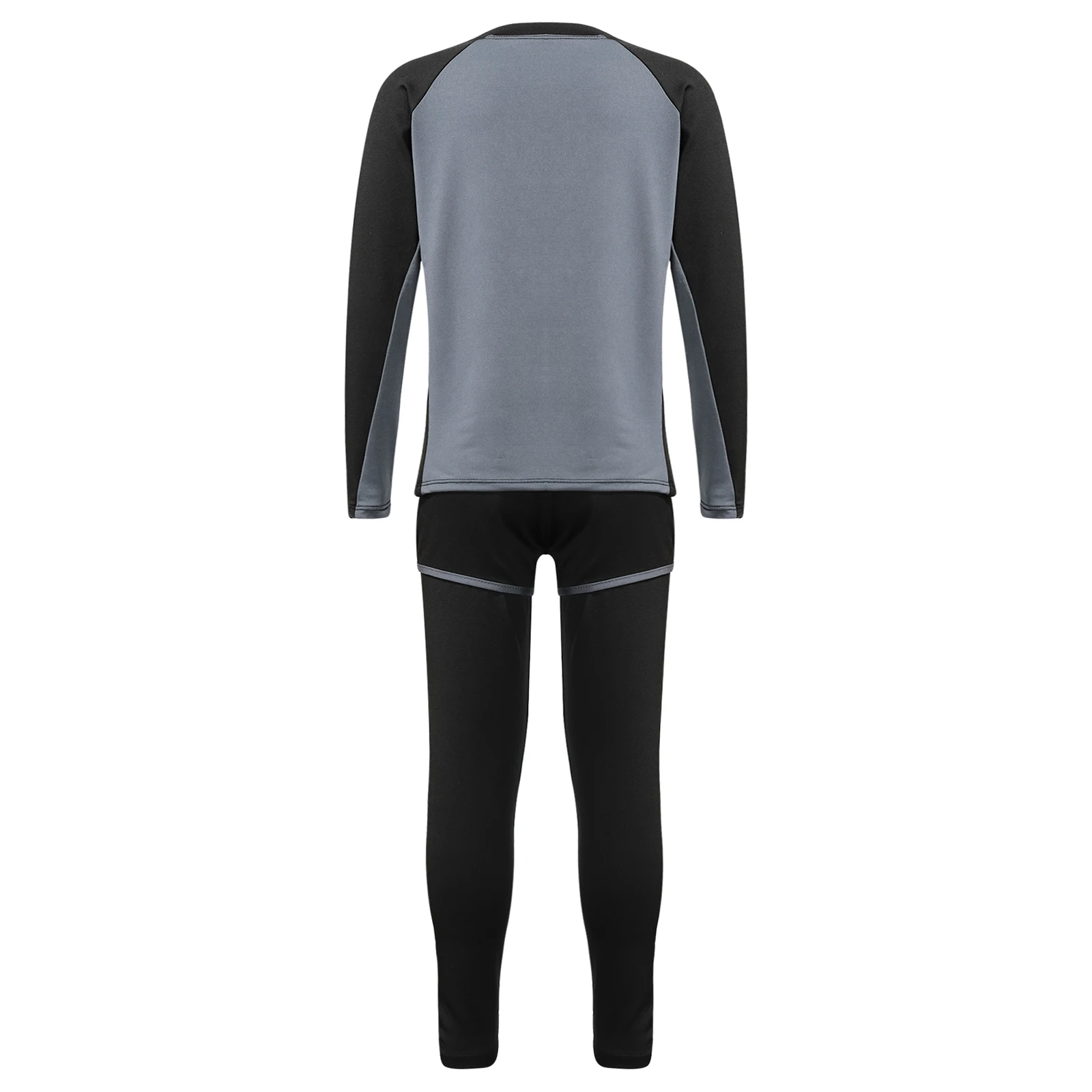 Kid Boys Swimsuit Sun Protection Rash Guard Long Sleeve Front Zipper Top And Pants Shorts Swimwear Beach Bathing Suit Sportswear
