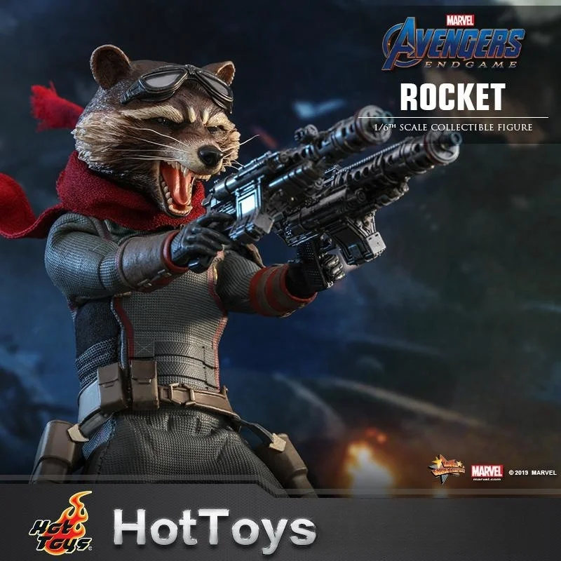 

In Stock Original Hottoys Ht Mms548 1/6 Avengers Rocket Raccoon 4.0 Hobby Action Figure Toy Gift Model Collection