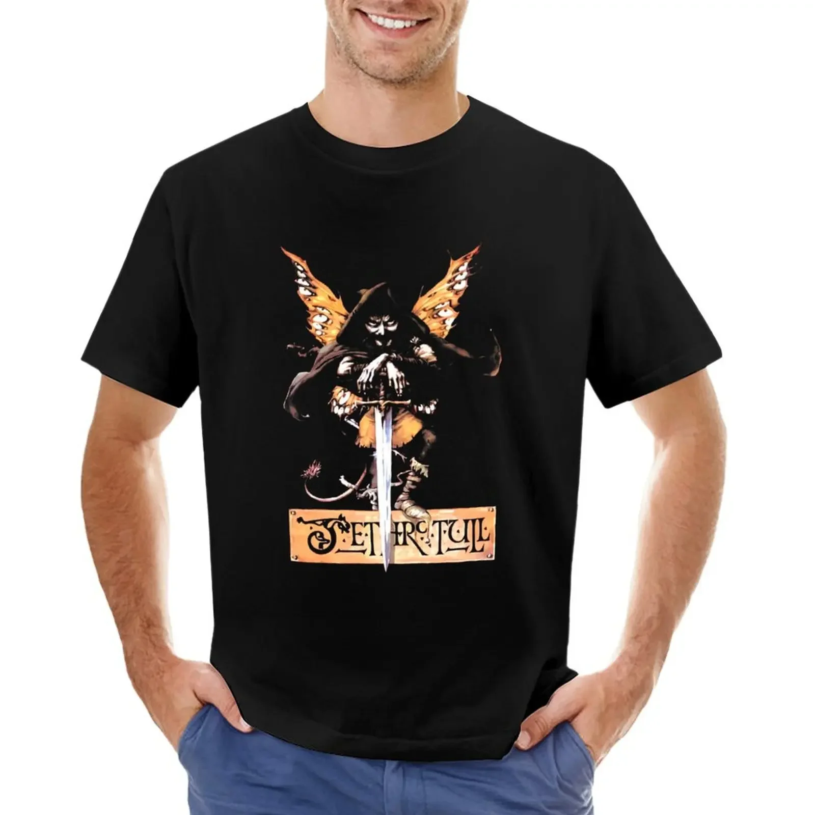 

Jethro Tull Performs On Stage T-shirt summer tops customs design your own cute clothes plus sizes men t shirt