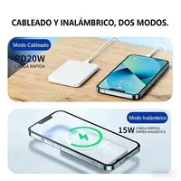 Chargeur magnétique sans fil 50000mAh, charge rapide, batterie externe portable pour Apple iPhone Android 5