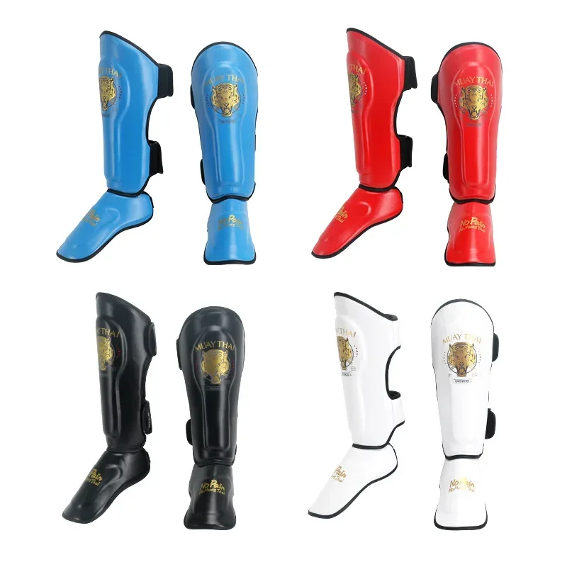 Sanda Leg Protectors Fighting Combined Instep Boxing Thai Boxing Foot ...