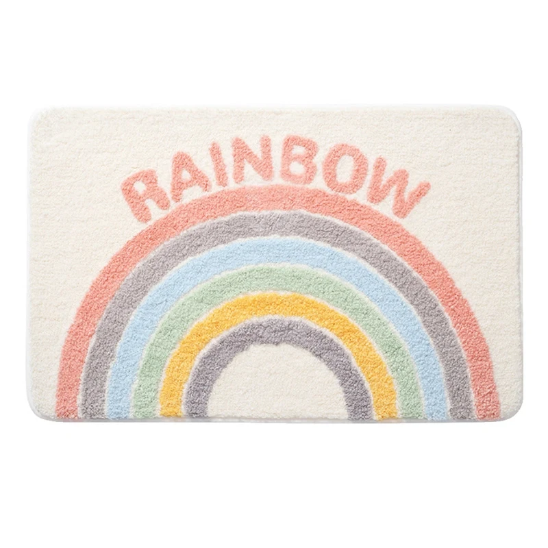 

Non-Slip Carpet Bathroom Bedroom Rugs Floor Mats Welcome Doormat Home Decoration Water Absorbent Bath Mat