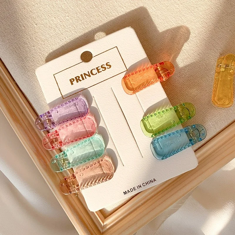 

Ins Hot Sweet Cute Jelly Hair Clip Korean Influencer Hair Clip Back Head Hair Clip Side Clip