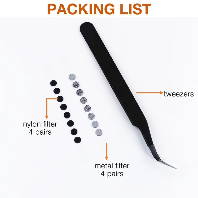 Replacement Dust Filter Mesh for Motif II A.N.C, Motif ANC True Wireless Headphones eartips * 8 Pairs