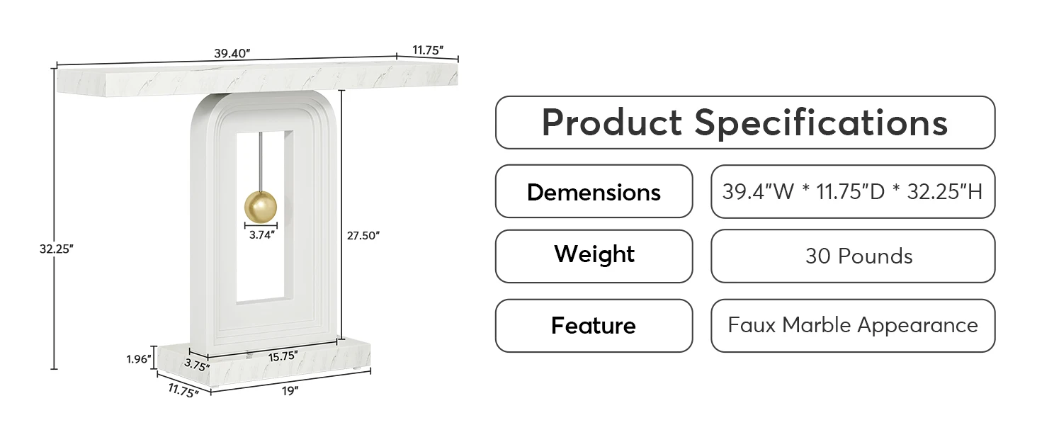 Tribesigns Console Table