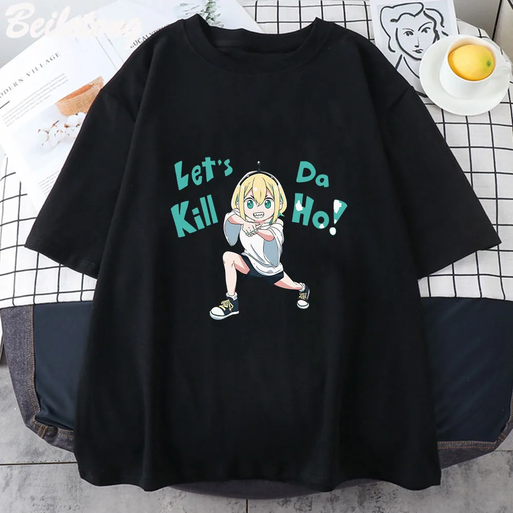 

Pikamee Anime Printed T-shirts Fashion Manga Tshirt Casual 100% Cotton Aesthetic Tee-shirt High Street Men/women T-shirt Tops