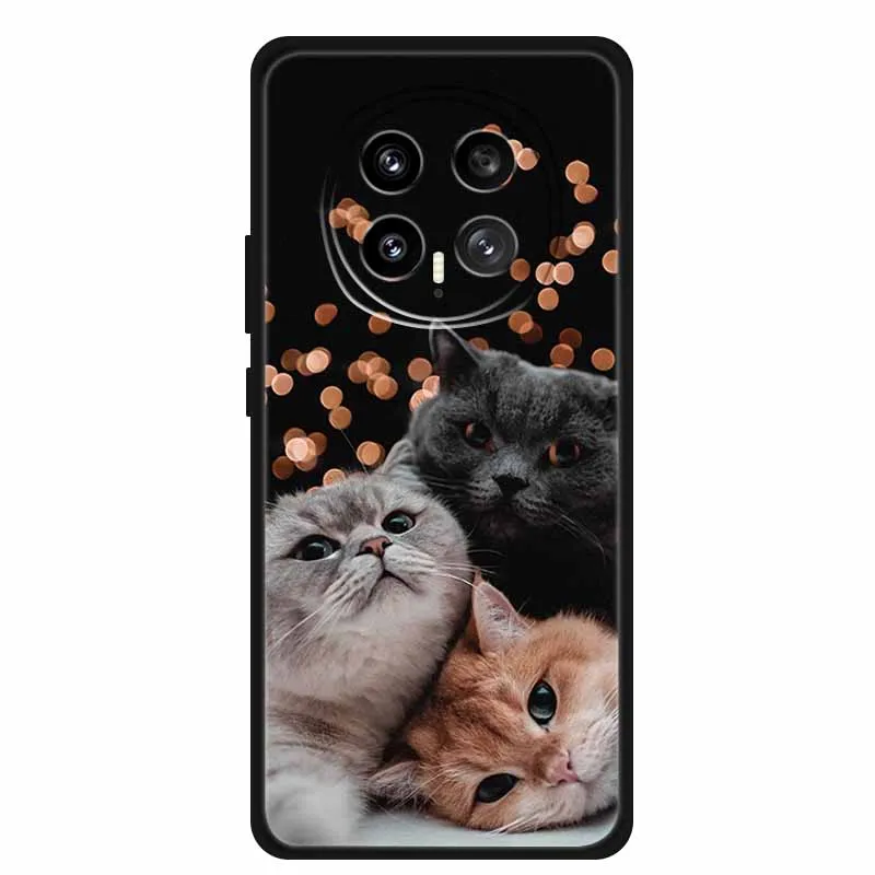 Shockproof Black Silicone Phone Case - Soft and Durable Back Cover