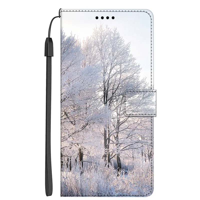 Leather Flip Magnetic Stand Card Holder Phone Case - Shockproof Bumper Cover