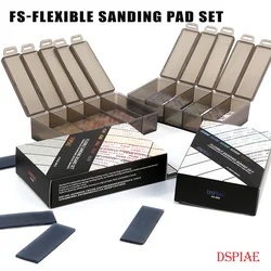 DSPIAE FS Flexible Sanding Pad Set Professional Sanding Equipment For Modeler