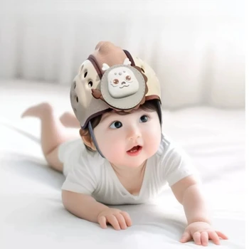 Baby Safety Cap Collision Helmet Anti Fall Artifact Adjustable Protective
