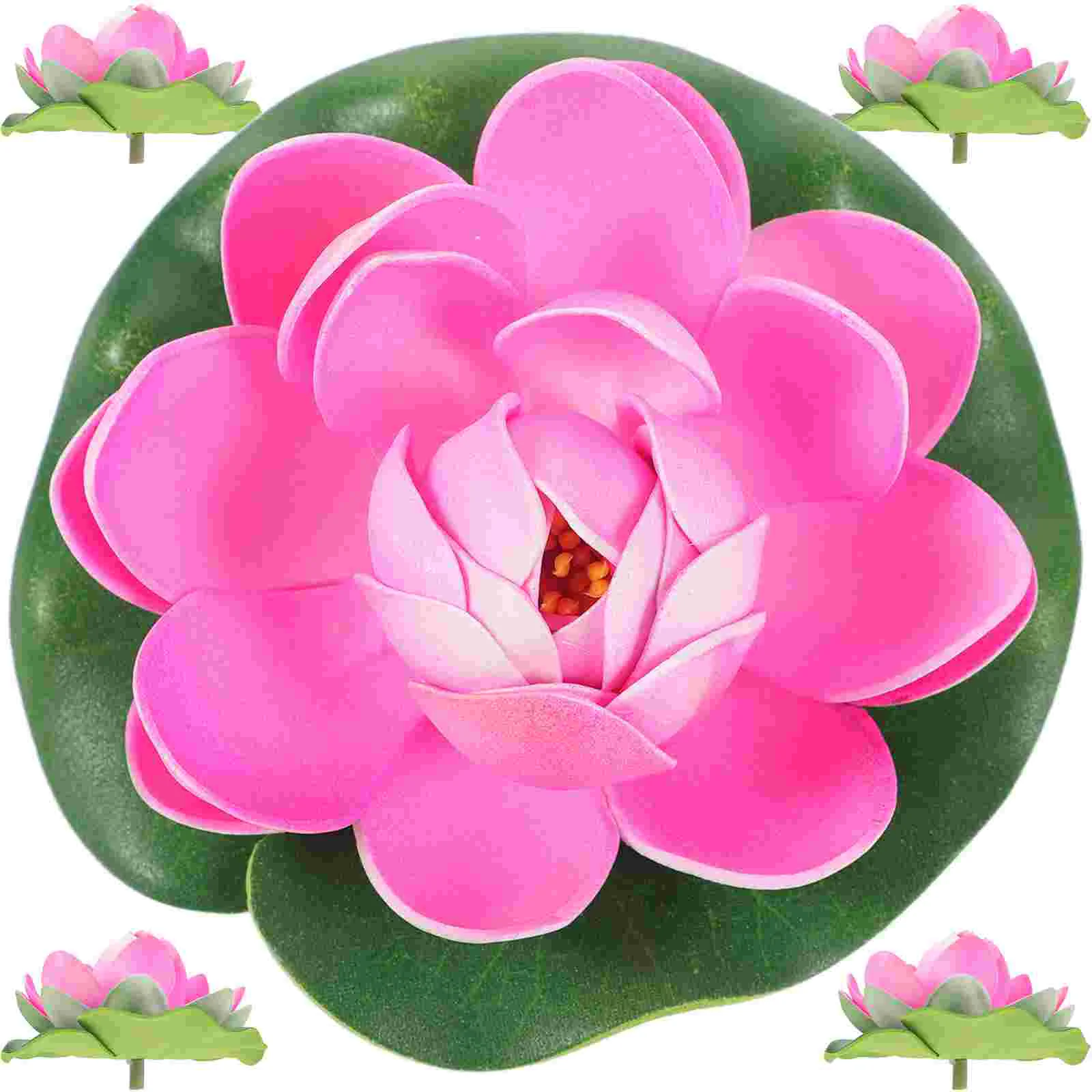 

Simulation Lotus Leaf Small Decor Artificial Flowers for Decoration Decorations Fish Tank Beautiful Props Lotus-flower Plant